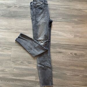 MOTHER denim grey jeggings size 25